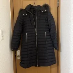 グースダウン✨マッカージュ ダウンコート 2way ロング L ネイビー