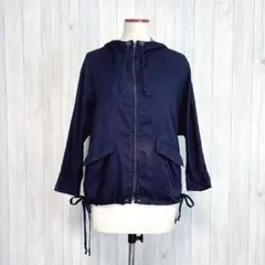【LAMARINEFRANCAISE】長袖ジャンパー 羽織り 裾ドロストのサムネイル