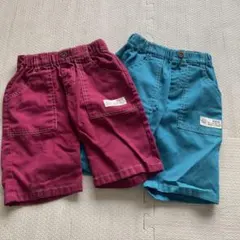 キッズ ハーフパンツ 100cm 2色セット