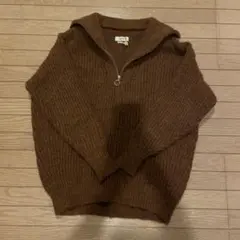 イザベルマランエトワール　ハーフジップ　ブラウン