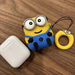 AirPods 充電ケース/第二世代エアーポッズA1938 ＋ミニオンケース付き