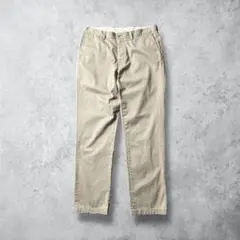 ポロラルフローレンポロチノノータッククラシックベージュW36古着vintage