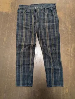 リーバイス　チェックデニム　34インチ　(USED品)日本製のサムネイル
