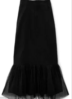 チュールドッキングマーメイドスカート[gm624]GRL