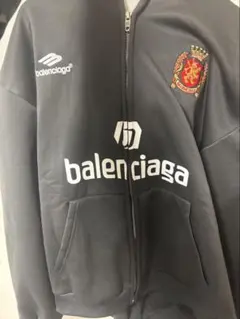 24ss balenciaga soccer zip up hoodie - メルカリ