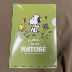 スヌーピー クリアファイル SNOOPY Loves NATUREのサムネイル