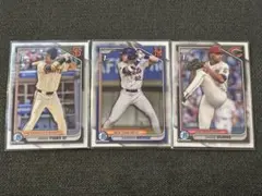 Topps bowman 1st TIBBS/BENGE/BURNS 3枚セット