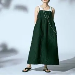 キルティング キャミワンピース ブラックのサムネイル