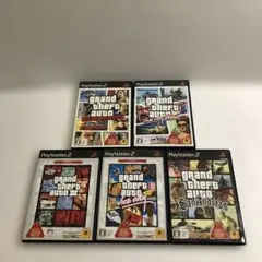 PS2 グランド・セフト・オート3＋バイスシティ＋サンアンドレアス＋リバティー他
