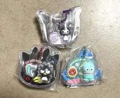 サンリオ　パッケージチャーム　クロミ　ハンギョドン　バッドばつ丸