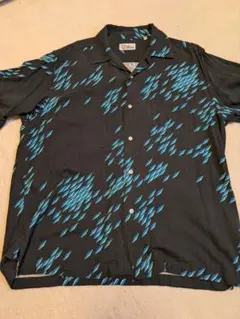 Reyn Spooner アロハシャツ ブラック Lのサムネイル