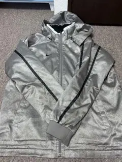 Nike シルバー フード付きジャケット M