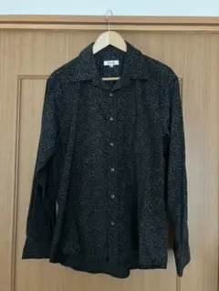 黒の長袖シャツ LLサイズ 綿100%
