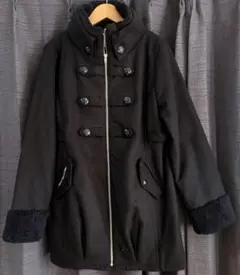 【美品】BACKS アウター(ブラック)