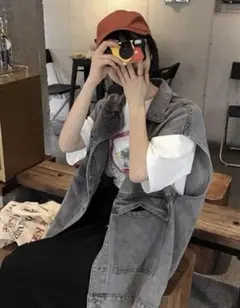 デニムベスト ジャケット