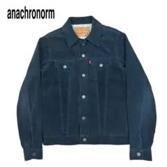 anachronorm コーデュロイ トラッカー ジャケット ブルゾン ブラックのサムネイル