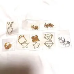 アクセサリーパーツ　まとめ売り　ハンドメイド　レジン枠　チャーム