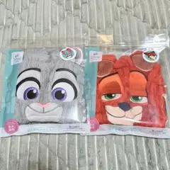 【ラスト1点】【2個セット】ズートピア2 ジュディ＆ニック タオルキャップ