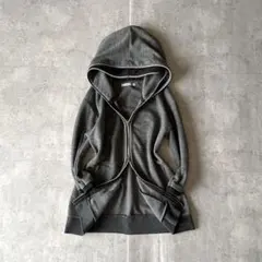y2k 00s❤︎ギミック グランジ ジップアップ パーカー BENDER TOKYO パーカー Y2Kグランジ スプレー加工 ダブルジップ