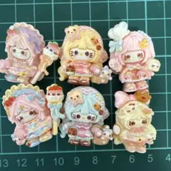 デコパーツ　プラパーツ　6個