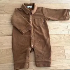 CROISSANCE BEBE ロンパース 80cm ブラウン