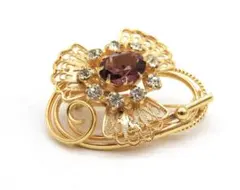 ヴィンテージゴールドブローチ