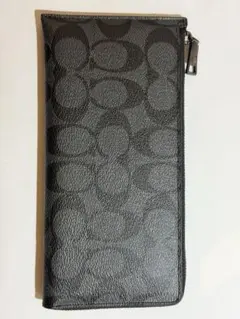 COACH ブラック 長財布 薄型
