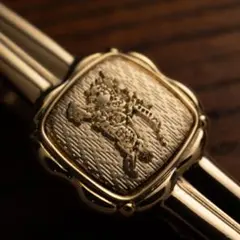 【英国王室御用達】 バーバリー ゴールド騎兵ロゴ Burberry ネクタイピン