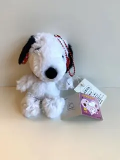 ★レア　スヌーピー ドット　マスコット　ぬいぐるみ　キーホルダー