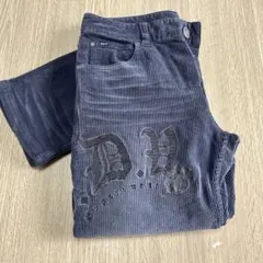 D.V. コーデュロイ カーゴパンツ ダークブルー