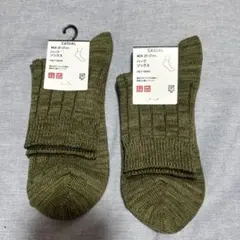 ユニクロ　ハーフソックス　25-27cm