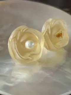 KENZO 薔薇モチーフイヤリング