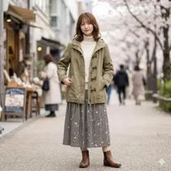 franche lippee フランシュリッペ ブルゾン M ベージュ 春秋のサムネイル