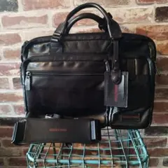 最終値下げ　限定完売品　BRIEFING ビジネスバッグ 黒 レザー