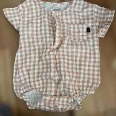 tete a tete チェックロンパース