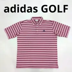◯ adidas GOLF　アディダスゴルフ ボーダー　ポロシャツ　ゴルフウェア