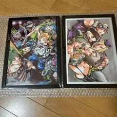 ジョジョの奇妙な冒険　額付きポスター　ストーンオーシャン　空条徐倫　2枚セット