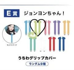 TWICE JEONGYEONちゃんうちわグリップ トレカ付