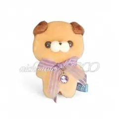 すくっとたっちさん ぬいぐるみ マスコット パープルリボン