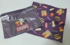 CHUMS マクドナルド ポーチ メガネ拭き セット