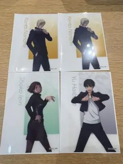 呪術廻戦展 高専七海、家入、灰原 クリアカード 4枚セット