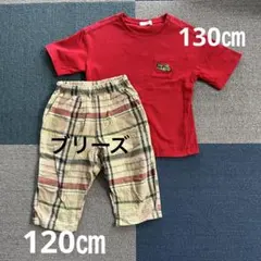 ブリーズ　120㎝　半ズボン　130㎝　半袖Tシャツ　マリオ