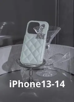 ダーリッチ キルティングミラーDDチャームiPhoneケース13-14 - メルカリ