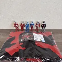 ウルトラマン ソフビ 6体＋一番くじ C賞 ビッグタオル まとめ売り