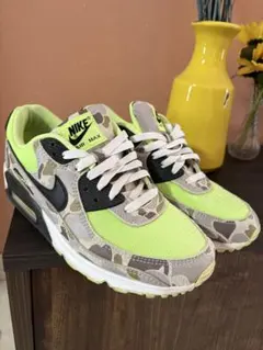 NIKE AIR MAX 90 カモフラージュ ネオンイエロー - メルカリ