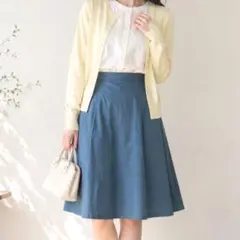 Spick and Span フレアスカート 38M 日本製 きれいめ ひざ丈