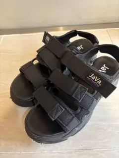 Java サンダル JVS0009 ブラック 25.5cmのサムネイル