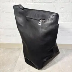 LOEWE ロエベ アナグラム アントン スリング レザー ボディバッグ 黒