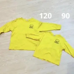 PEANUTS イエロー長袖トップス　スヌーピー　ブランシェス　ベビー服