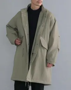 新品 Lサイズ SHIPS LANATEC ミリタリー パデット モッズコート